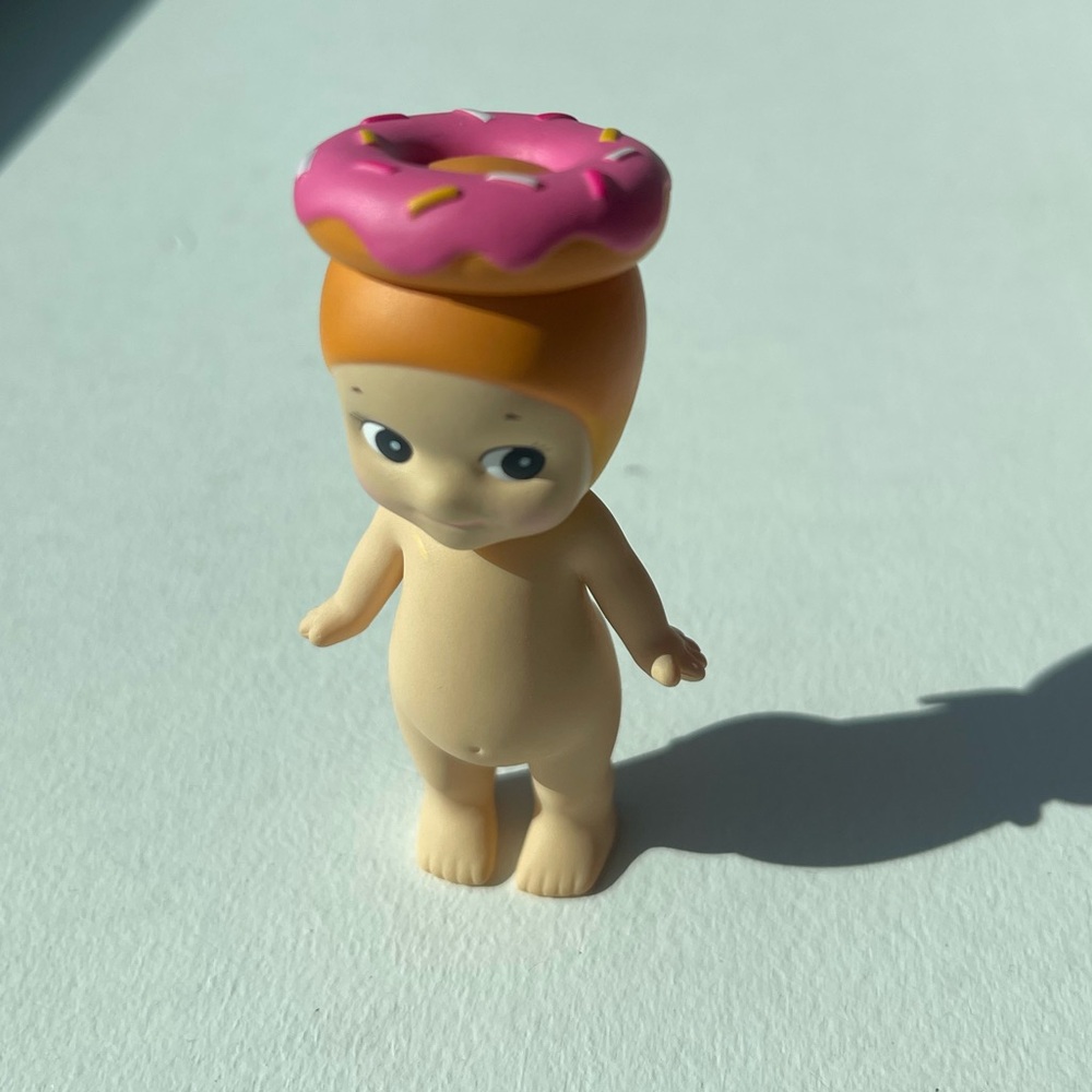 Sonny angel snack series. Adorable Donut Hat Toy Figure